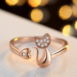 Nyitott Macska Gyűrű – Zirconia